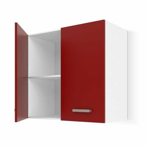 Køkkenskab brun/rød i PVC og melamin - 60 × 31 × 55 cm