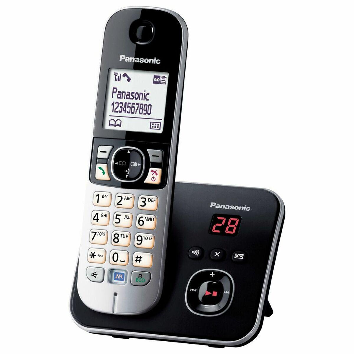 Trådløs Telefon Panasonic Kx Tg6821frb Sort Grå