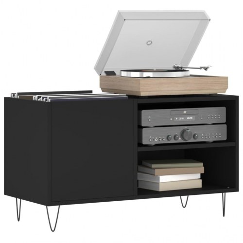 Vinylskab 85 x 38 x 48 cm - sort