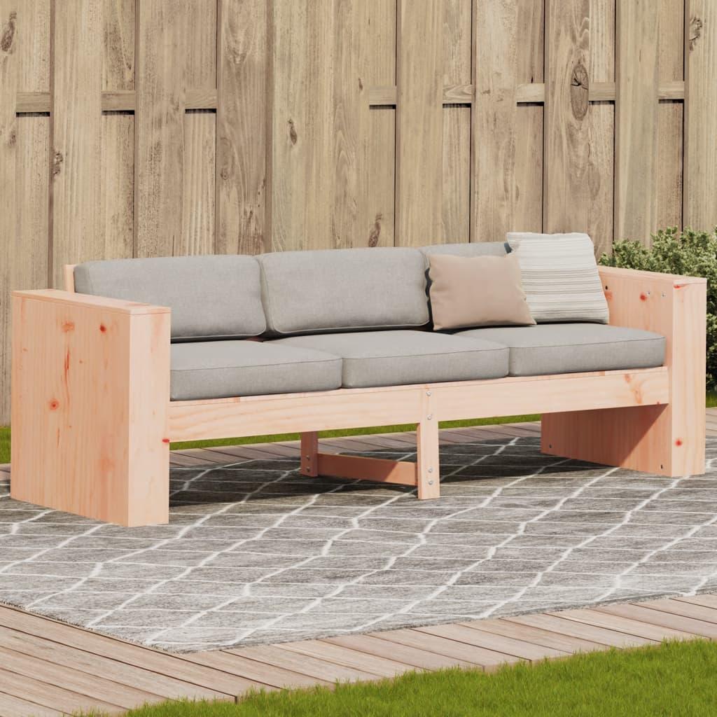 3 Personers Havesofa 189x60x62 Cm Massivt Douglasgran