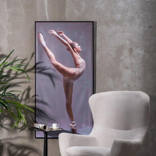 Maleri 70 x 3,5 x 140 cm Lærred Ballerina