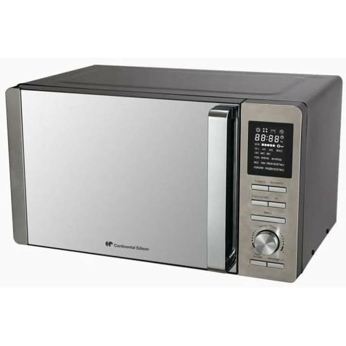 Mikrobølgeovn med Grill Continental Edison 900 w 25 L Sølvfarvet 900 W 25 L
