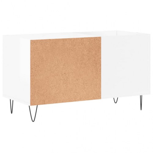 Vinylskab 85 x 38 x 48 cm - hvid højglans