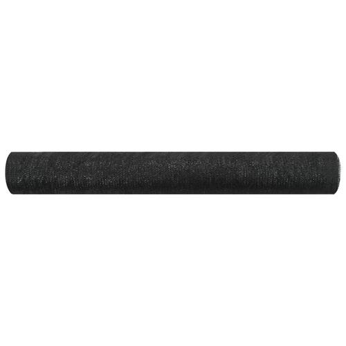 Afskærmning 3,6x25 m HDPE 75 g/m² sort