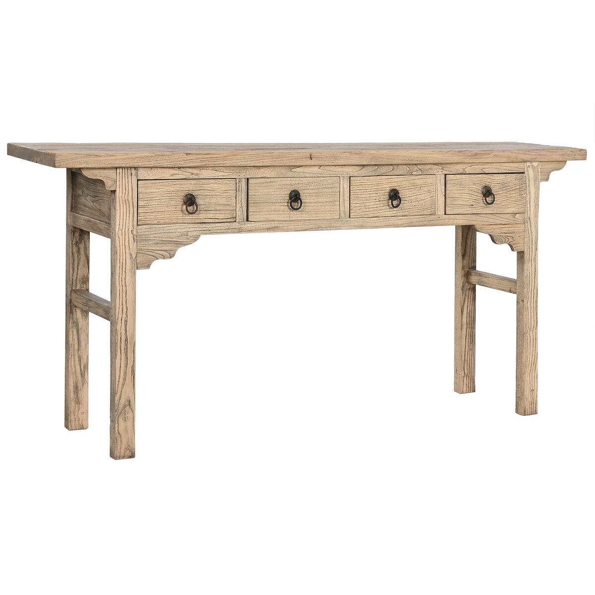 Konsol Home ESPRIT Gul Elmetræ 177 x 38 x 85 cm