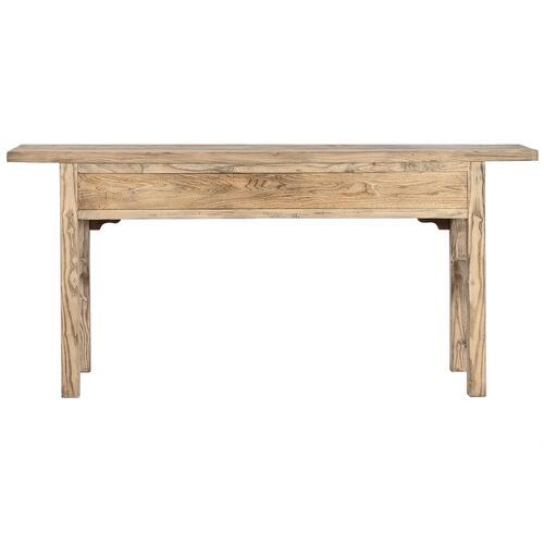 Konsol Home ESPRIT Gul Elmetræ 177 x 38 x 85 cm