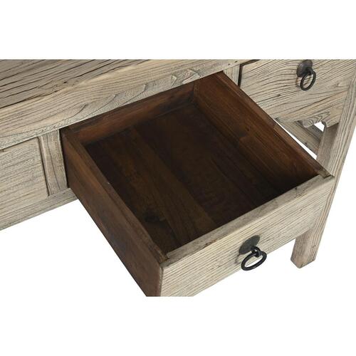 Konsol Home ESPRIT Gul Elmetræ 177 x 38 x 85 cm