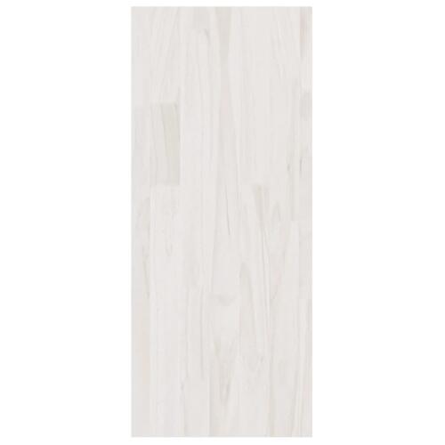 Bogreol/rumdeler 100x30x71,5 cm massivt fyrretræ hvid