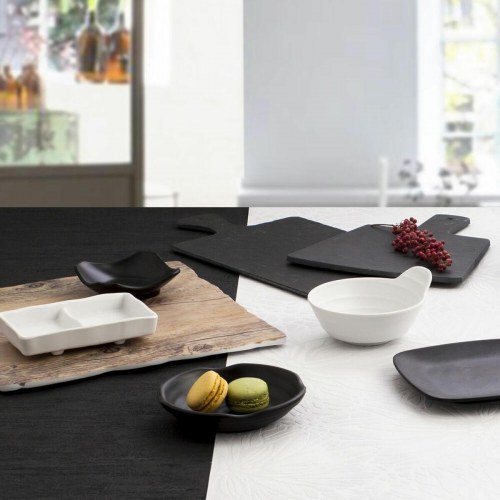 Sæt til appetizere Quid Select Hvid Plastik Melamin 11,5 x 5,5 cm (12 enheder)