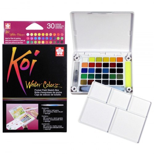 Talens Art Creation Sakura Koi Water Colors - akvarelsæt, multifarvet