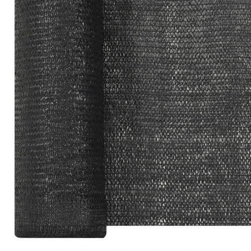 Afskærmningsnet 1,8 × 25 m - HDPE 150 g/m², sort