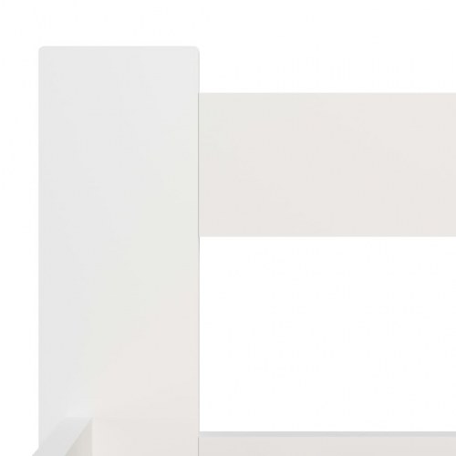 Sengeramme i massivt fyrretræ 90 x 200 cm - hvid