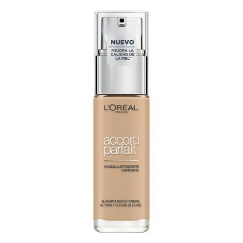 Flydende makeup foundation Accord Parfait L'Oreal Make Up (30 ml) (30 ml) - 3,5N-peach 30 ml