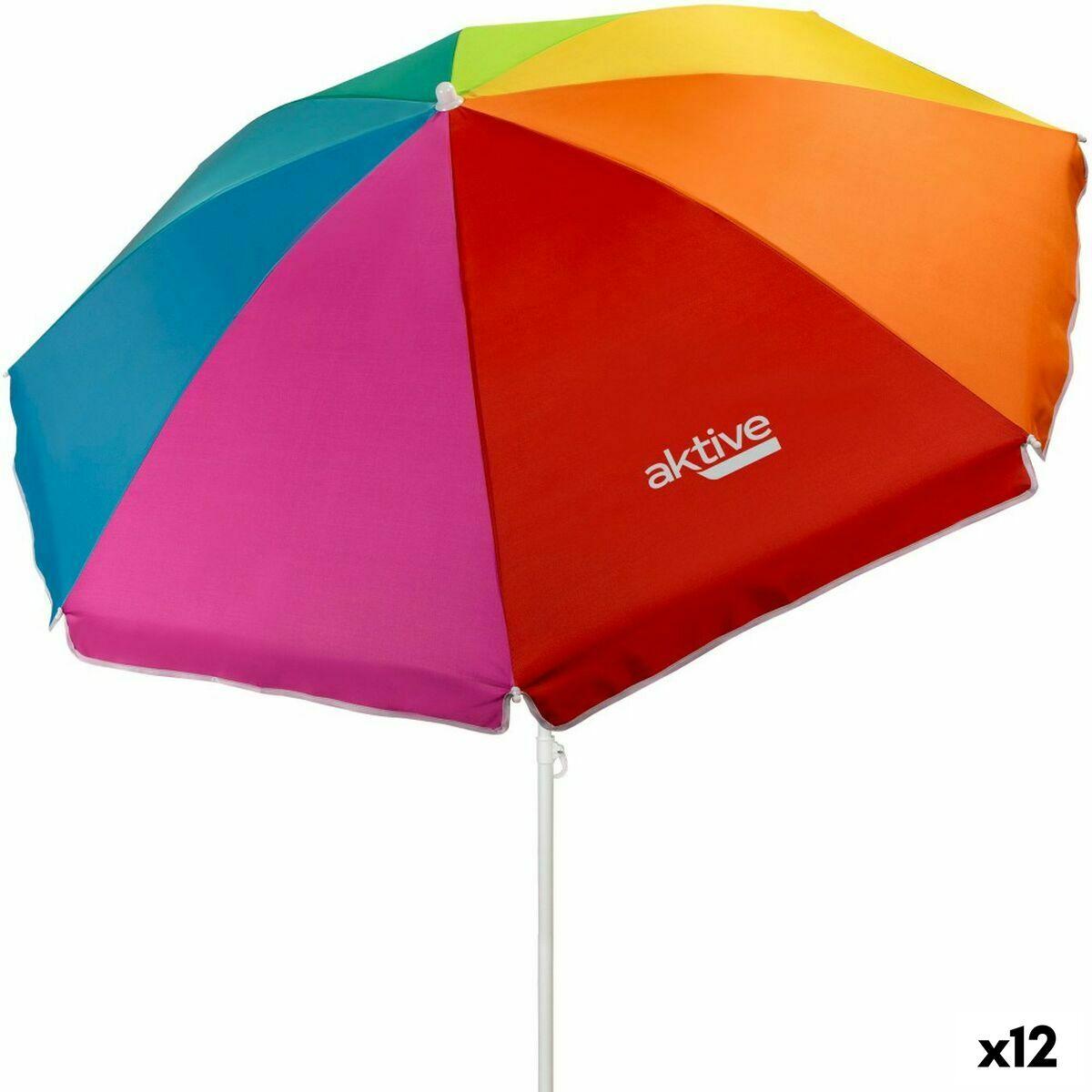 Parasol Aktive Multifarvet Stål 180 x 185 x 180 cm (12 enheder)