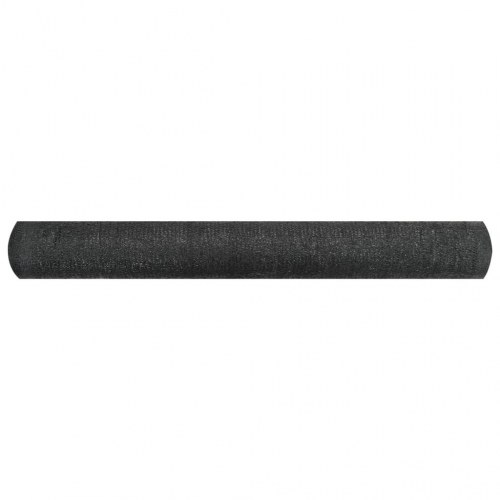 Afskærmningsnet 2×50 m HDPE 150 g/m² - sort privatlivsnet