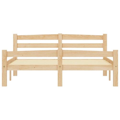 Sengestel 120x200 cm massivt fyrretræ