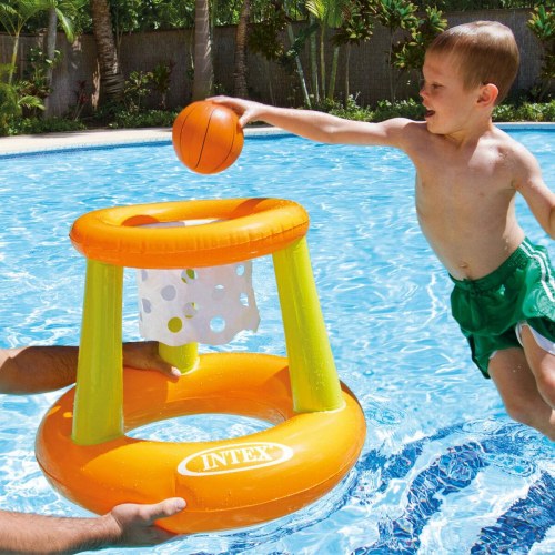 Intex oppustelig basketballkurv - 67 × 55 × 67 cm (12 stk.)