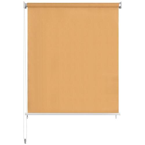Udendørs rullegardin 120 x 140 cm beige