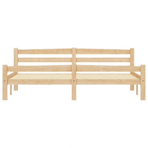 Sengestel 180x200 cm massivt fyrretræ