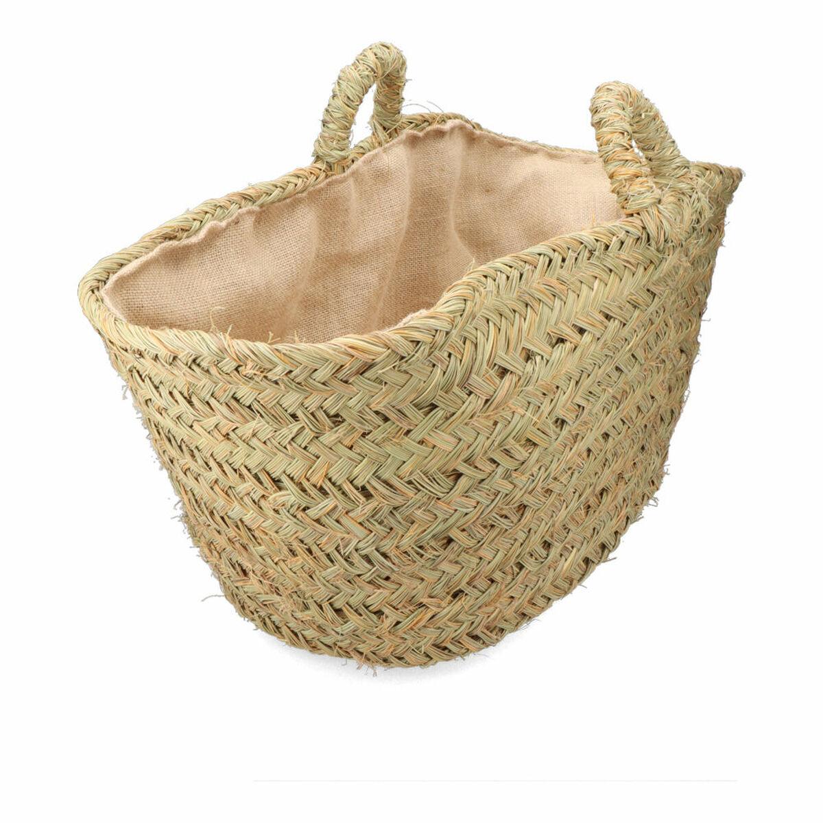EDM Trækurv i esparto-græs - oval, 60 × 35 × 45 cm
