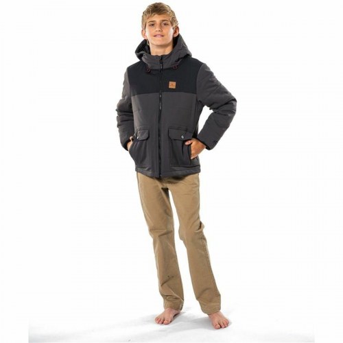 Rip Curl Ridge sportsjakke til drenge - grå/sort, L
