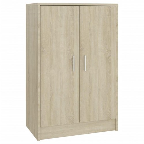 Skoskab 60×35×92 cm i konstrueret træ - sonoma eg