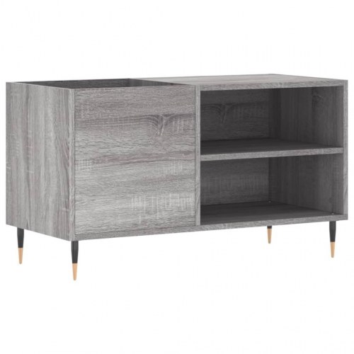 Vinylskab 85 x 38 x 48 cm - grå sonoma-eg