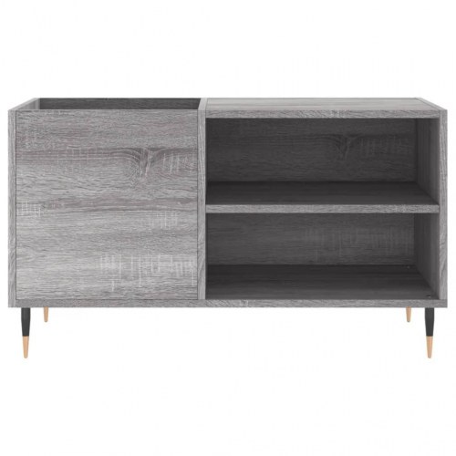 Vinylskab 85 x 38 x 48 cm - grå sonoma-eg