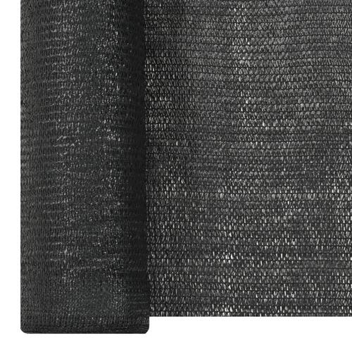 Afskærmning 2x10 m HDPE 195 g/m² sort