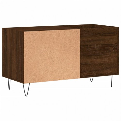 Vinylskab 85×38×48 cm i konstrueret træ - brun egetræsfarve