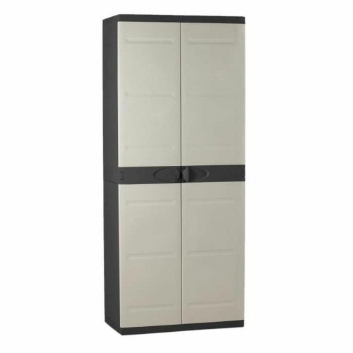 Opbevaringsskab Plastiken med 4 hylder - 70 × 44 × 176 cm