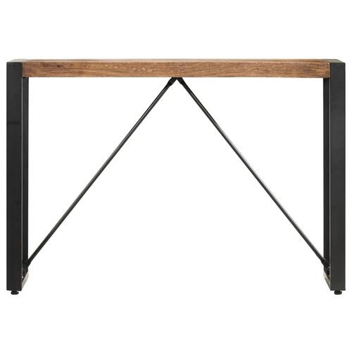 Konsolbord 110x35x76 cm massivt sheeshamtræ