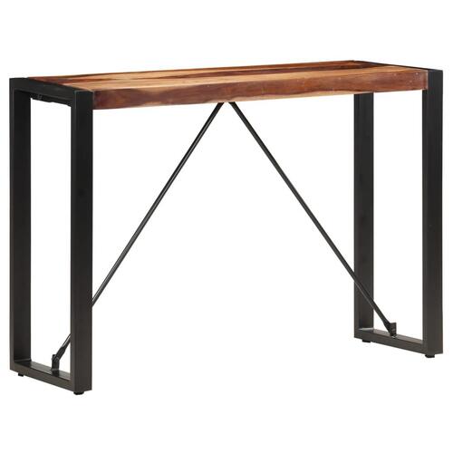 Konsolbord 110x35x76 cm massivt sheeshamtræ