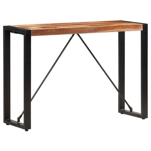 Konsolbord 110x35x76 cm massivt sheeshamtræ