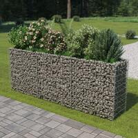 Gabion-højbed 270x50x100 cm galvaniseret stål