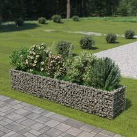 Gabion-højbed 270x50x50 cm galvaniseret stål