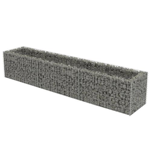 Gabion-højbed 270x50x50 cm galvaniseret stål