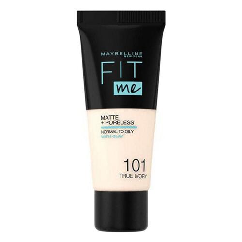 Flydende makeup foundation Fit Me! Maybelline (30 ml) (30 ml) 101-true ivory 30 ml