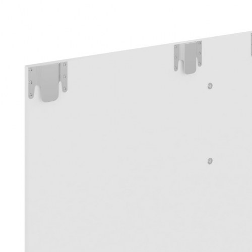 Tv-bord 102x23,5x90 cm konstrueret træ hvid