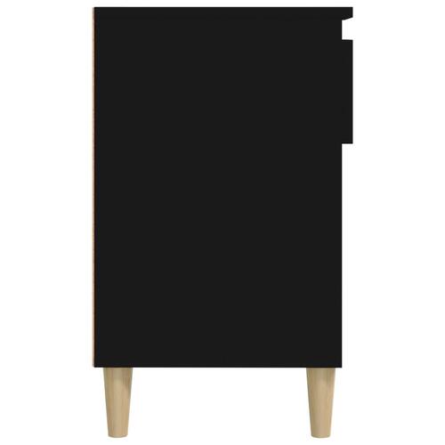 Skoreol 102x36x60 cm konstrueret træ sort