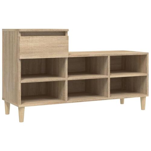 Skoreol 102x36x60 cm konstrueret træ sonoma-eg