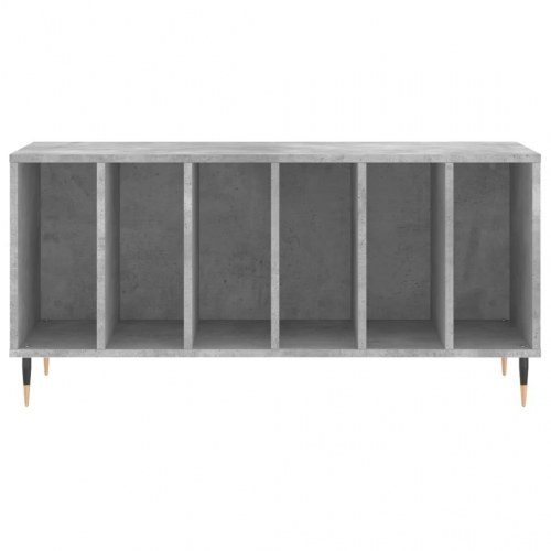 Vinylskab 100×38×48 cm i konstrueret træ - betongrå