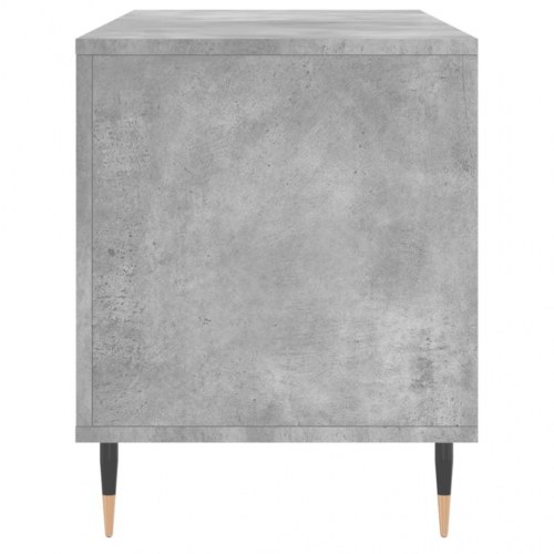 Vinylskab 100×38×48 cm i konstrueret træ - betongrå