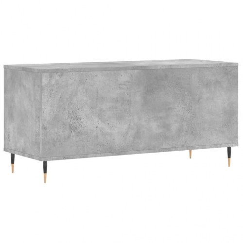 Vinylskab 100×38×48 cm i konstrueret træ - betongrå