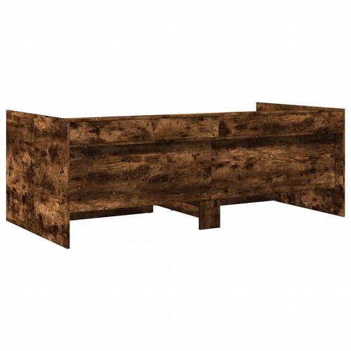 Daybed med skuffer uden madras 75x190 cm røget eg