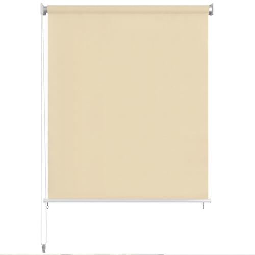 Udendørs rullegardin 400 x 230 cm cremefarvet