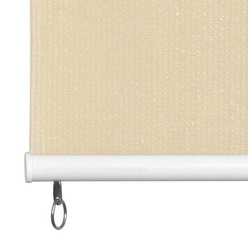 Udendørs rullegardin 400 x 230 cm cremefarvet