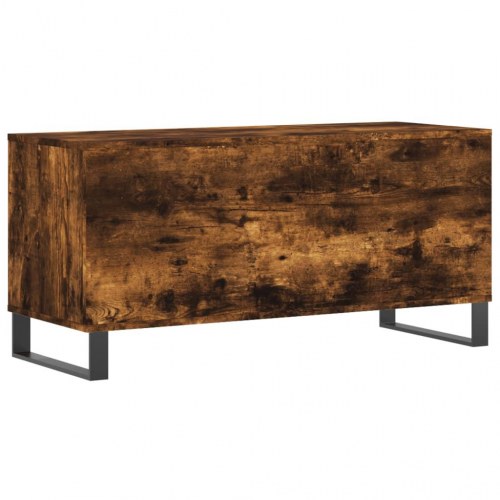 Vinylskab 100×38×48 cm i konstrueret træ - røget egetræsfarve