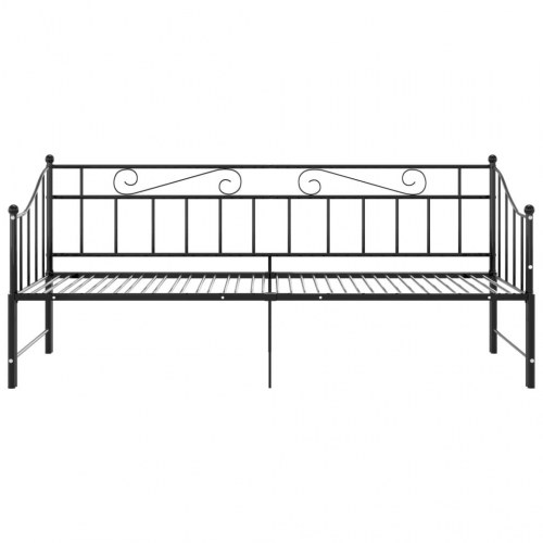 Sengestel til udtræksseng 90 x 200 cm - sort