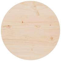 Bordplade Ø40x2,5 cm massivt fyrretræ